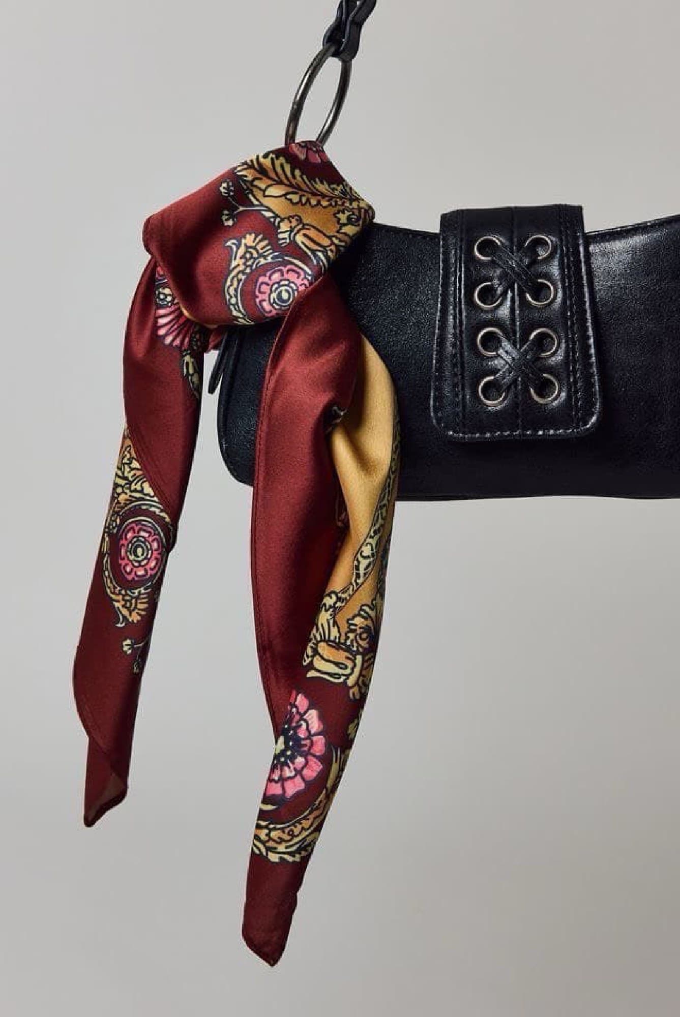 Wine Paisley — A heritage paisley in oxblood and saffron.